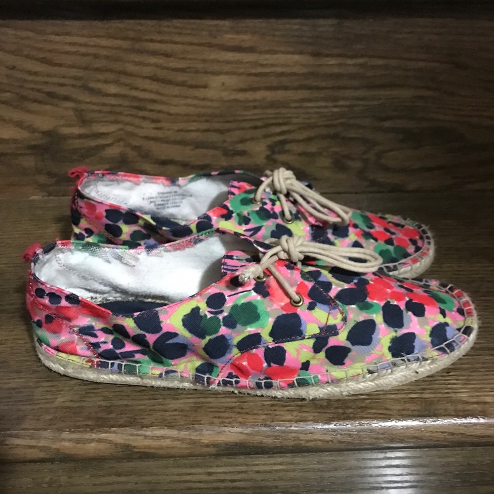 Women's Gap Summer Print Espadrille Shoes Sz. 10